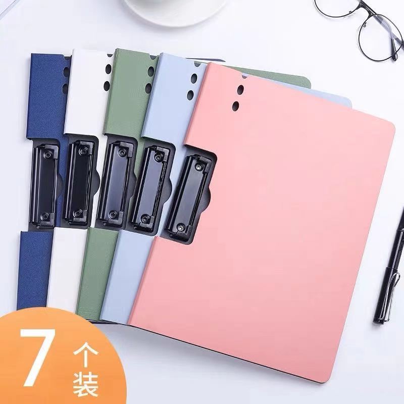 A4 Custom Logo Waterproof Nursing Double Clip Folder Plastic Foldable Clipboard