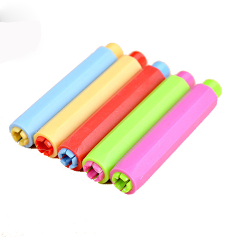 High Quality Colorful  School Teaching Natural  Chalk Case Box Chalk Clip Chalk Holder