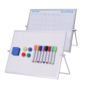 Double-sided Small Folding White Board Magnetic Desktop Whiteboard with Stand