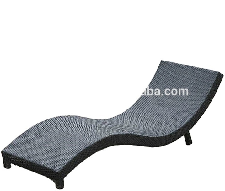 Rattan Furniture Beach Chairs Garden Chairs Ledge Lounger Pool Furniture Luxury Modern Sun Beds Outdoor Furniture Sedia Legno