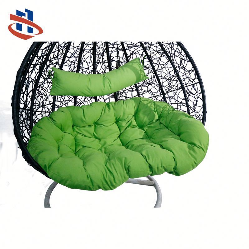 Modern Double Seat Egg Chair New Outdoor & Indoor Rattan Garden Swing for Living Room Dining Park Hotel & Bathroom