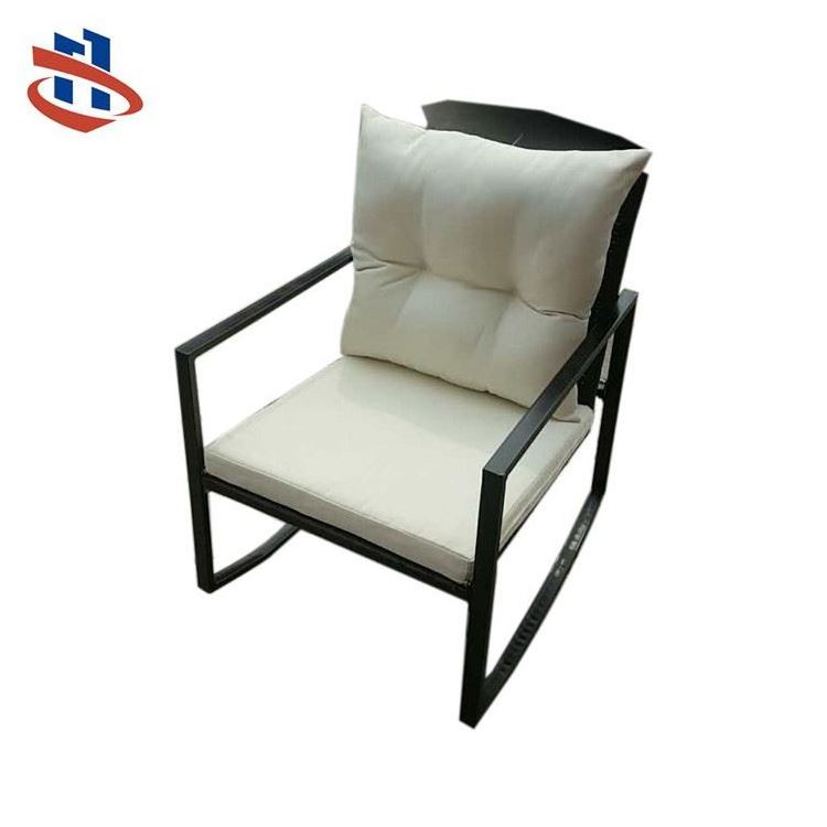 New Launch Woven Rocking Chairs  Wicker Relining Chair PE Rattan Garden Outdoor Rocking Chair