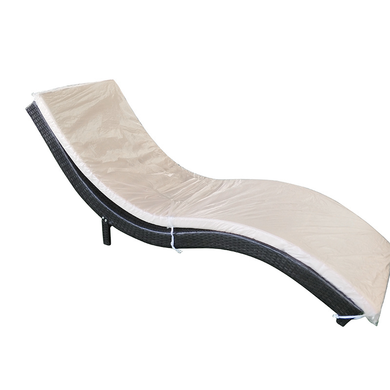 Silla High Quality Sunbed Hotel Outdoor Furniture Sun Loungers Rattan Chaise Customized Transat Piscine Noir Pool Lounge Modern