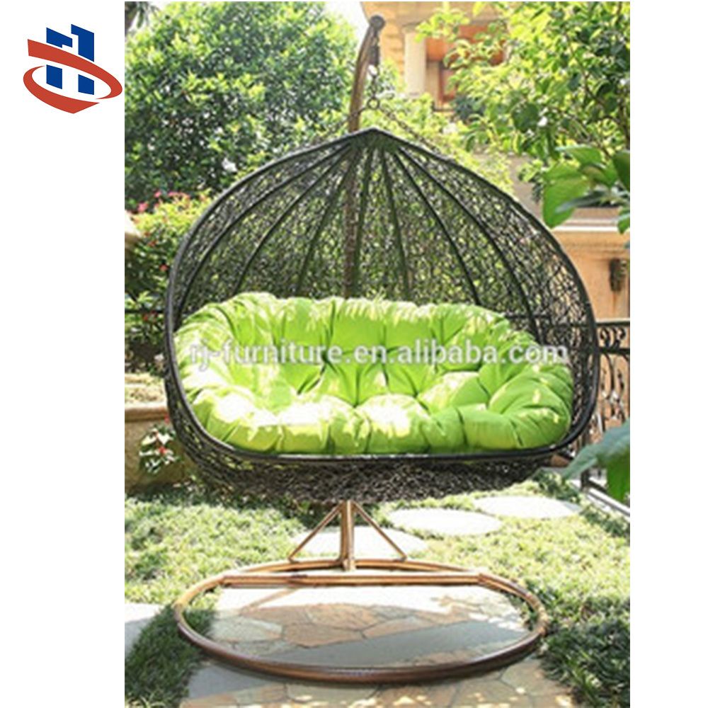 Wicker/pe Rattan Hanging Chair/patio Swings Black Industrial Outdoor Furniture for Sale Dominic Sweetie Outdoor/garden Plastic