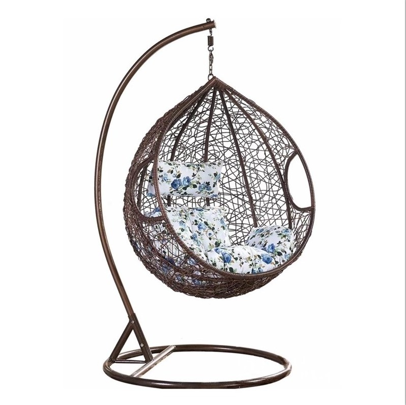 Outdoor patio Adult Rattan wicker egg Hanging swing Chair