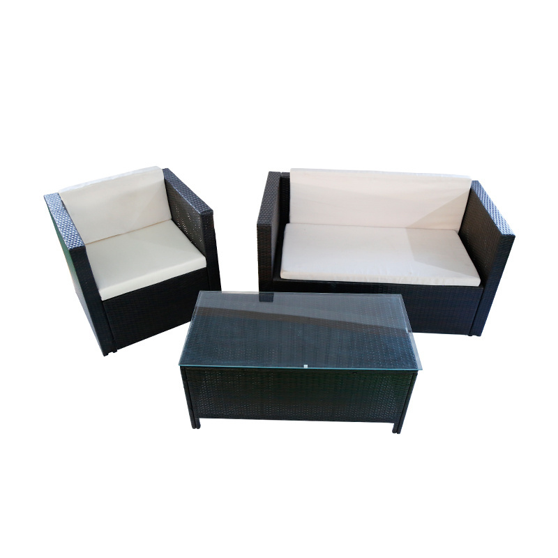 Outdoor Garden Sofa Set Patio Sofa Sectional PE Rattan Sofa Set