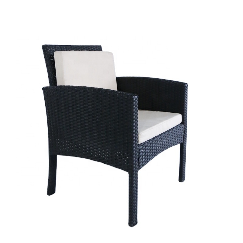 PE Rattan Wicker Patio Furniture Dining Chairs Cheap Outdoor Garden Restaurant Carton Modern Coffee Shop Outdoor Furniture 5 Cm