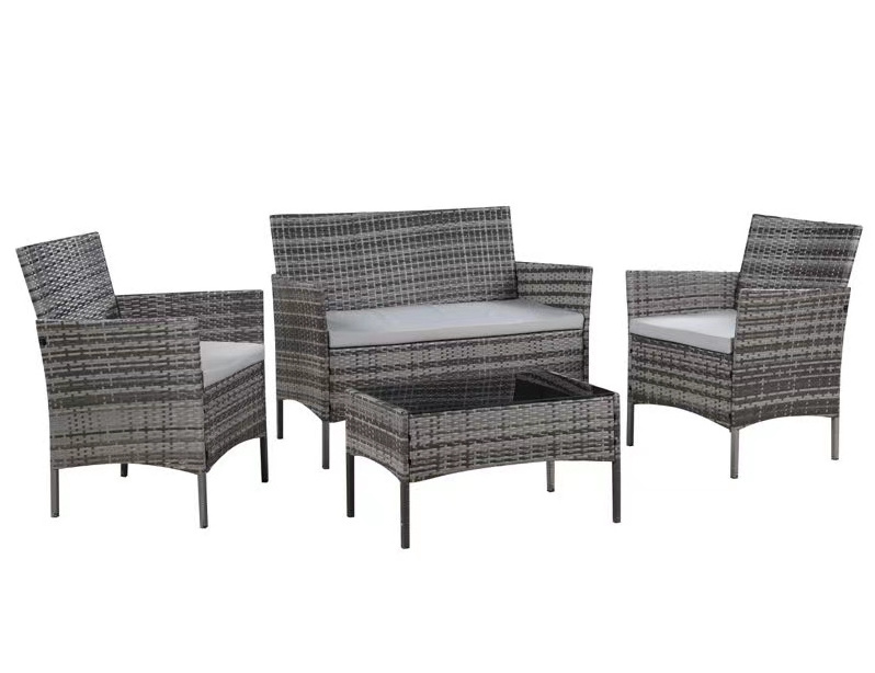 High Quality Outdoor Furniture Wicker Rattan Garden Sofa Set Waterproof Customized Modern Set Set at Foshan Wrapped by Carton