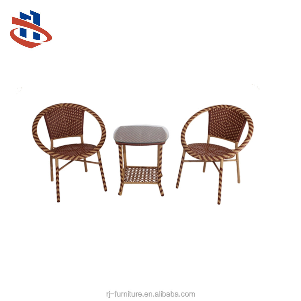 All weather traditional garden set poly rattan garden chair and table treasure outdoor furniture