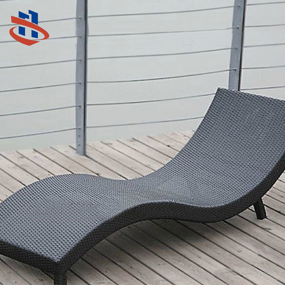 Rattan Furniture Beach Chairs Garden Chairs Ledge Lounger Pool Furniture Luxury Modern Sun Beds Outdoor Furniture Sedia Legno