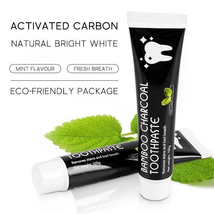 Eco Friendly Activated Charcoal Toothpaste Organic Private Label Factory Price Wholesale