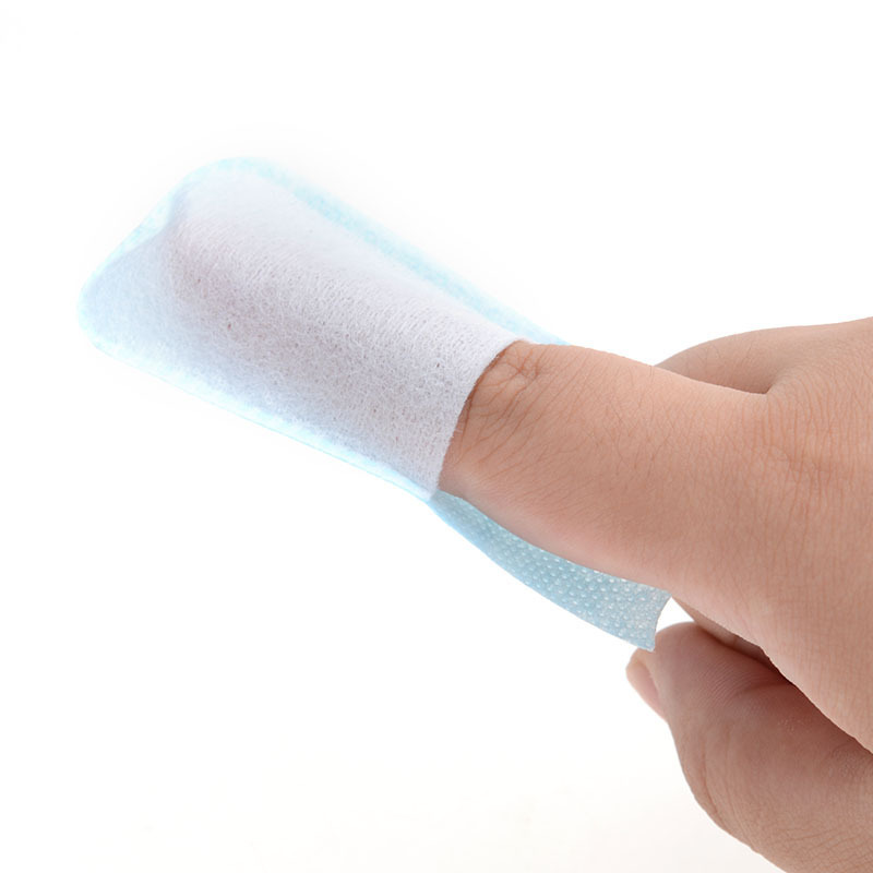 Dental Clean Teeth  Cloth Tooth Cleansing Finger Brush Tool for Oral Deep Cleaning