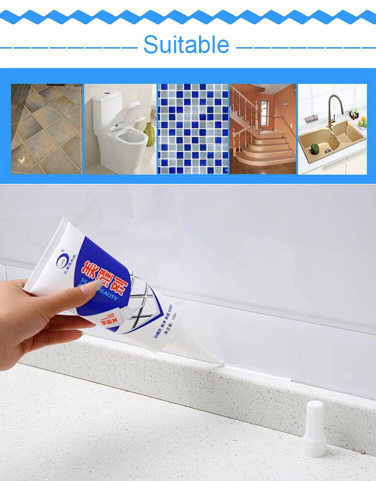 Tile Gap Beauty Grout Epoxy Sealant Seam Filling Grout for Tile Cracks Glitter Grout Gold Sealant