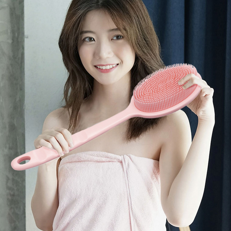 Long Handle Body Brushes Bath Sponge Exfoliating Back Brush With Long Handle Ergonomic Shower Brush