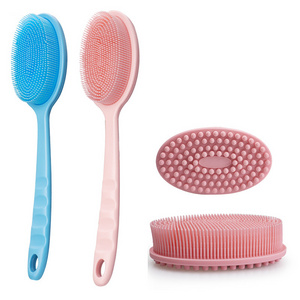 Long Handle Body Brushes Bath Sponge Exfoliating Back Brush With Long Handle Ergonomic Shower Brush