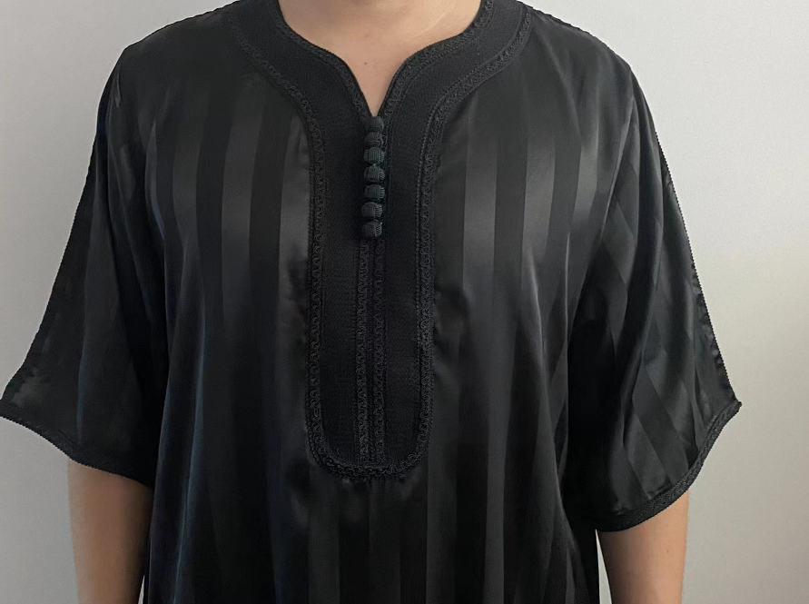 R-6 Traditional Muslim Clothing Islamic Quality Abaya Dubai Robe Islamic Man Dresses Arabia Saudi Moroccan Kaftan Thobe for Men