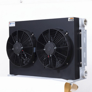 Crane oil heat exchanger truck hydraulic oil cooler with fans and 50 bar pressure