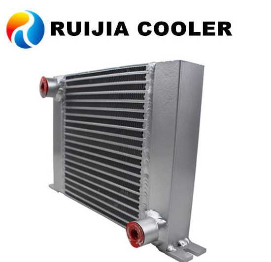 screw compressor radiator oil cooler aftercooler condenser air heat exchanger