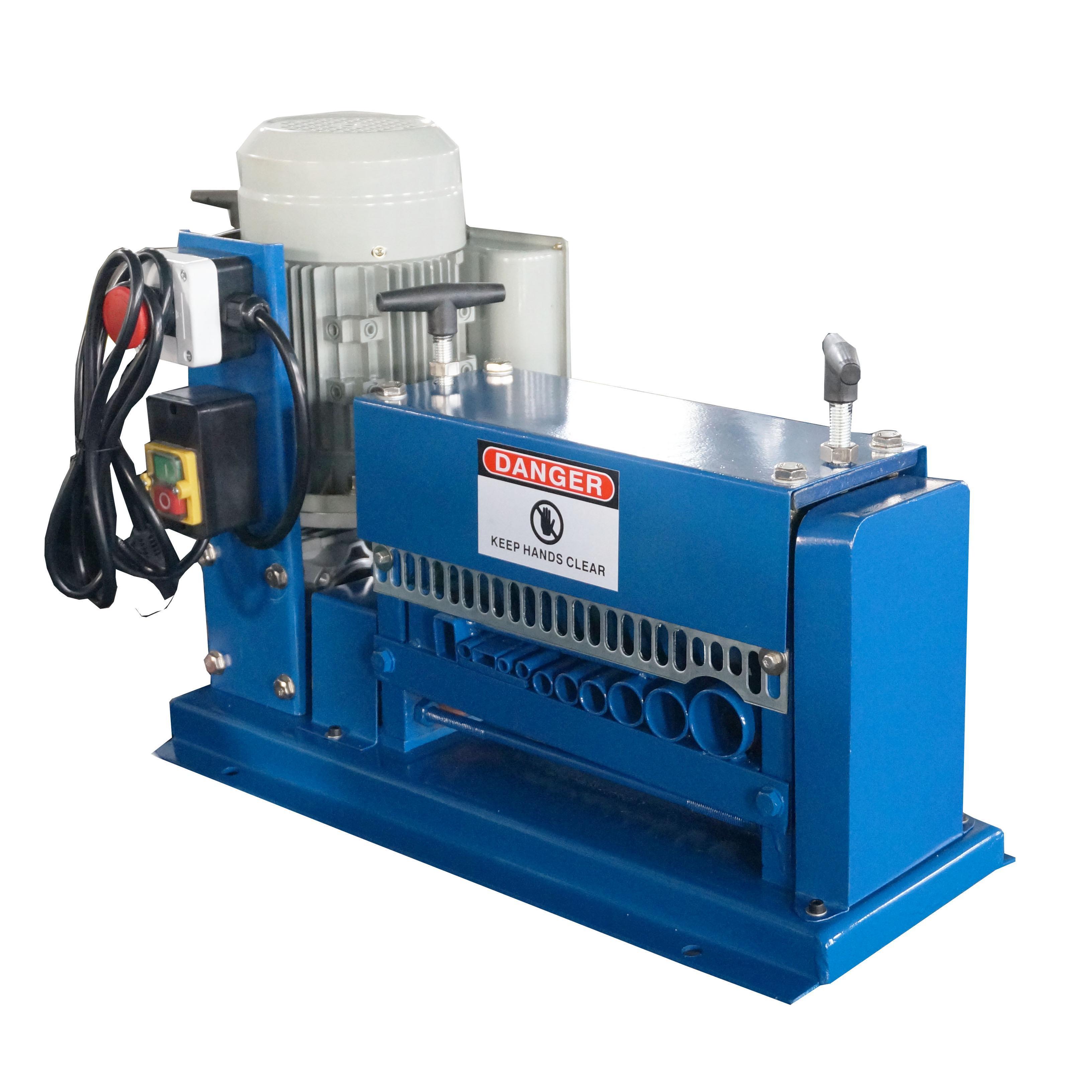 Trade assurance copper wire recycling machine big armoured cable cutting machine thick cable peeling equipment E-W038M for sale