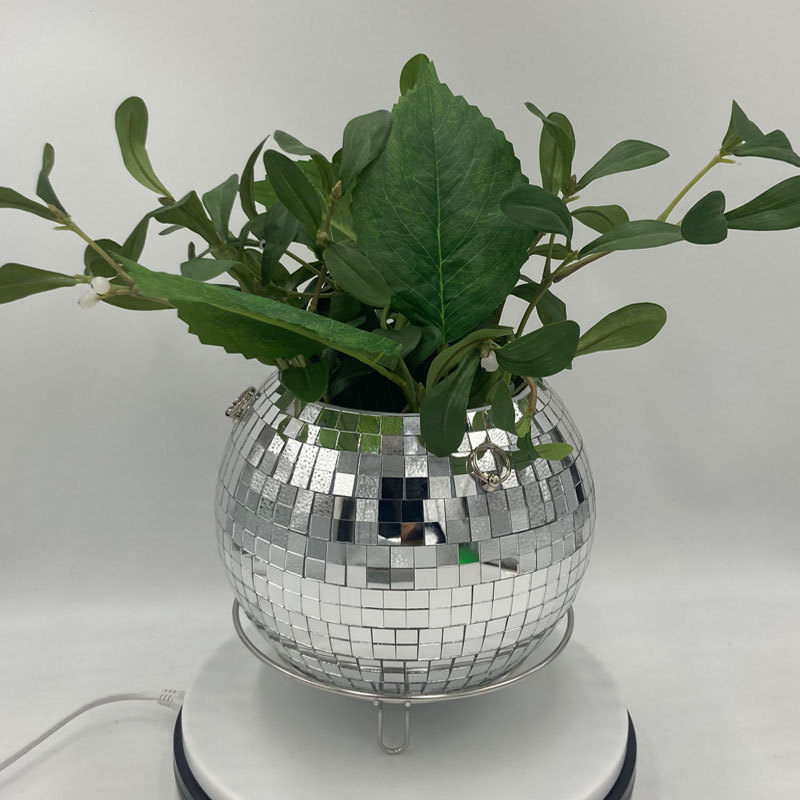 Disco ball planter  4