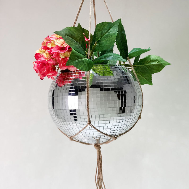 Disco ball planter  4