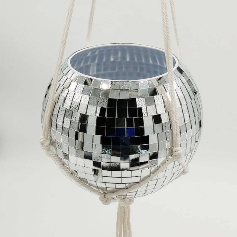 Disco ball planter  4