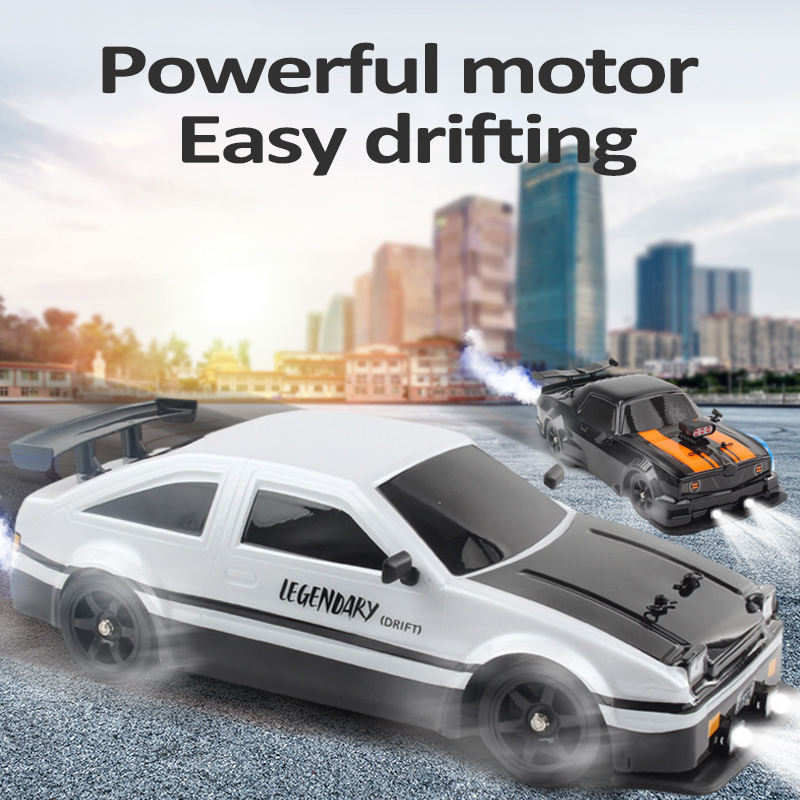 Multi-Style 1/16 2.4G RC Drift Car Toy 4WD Drifting Remote Control Racing Car With Spray Kids Radio Control Toy