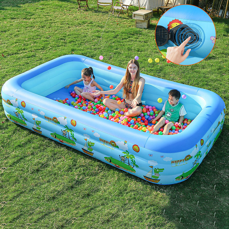 Portable  Thickening Foldable Inflatable Pool Quality PVC Outdoor Inflatable Swimming Pool Bathing Pool multi-purpose