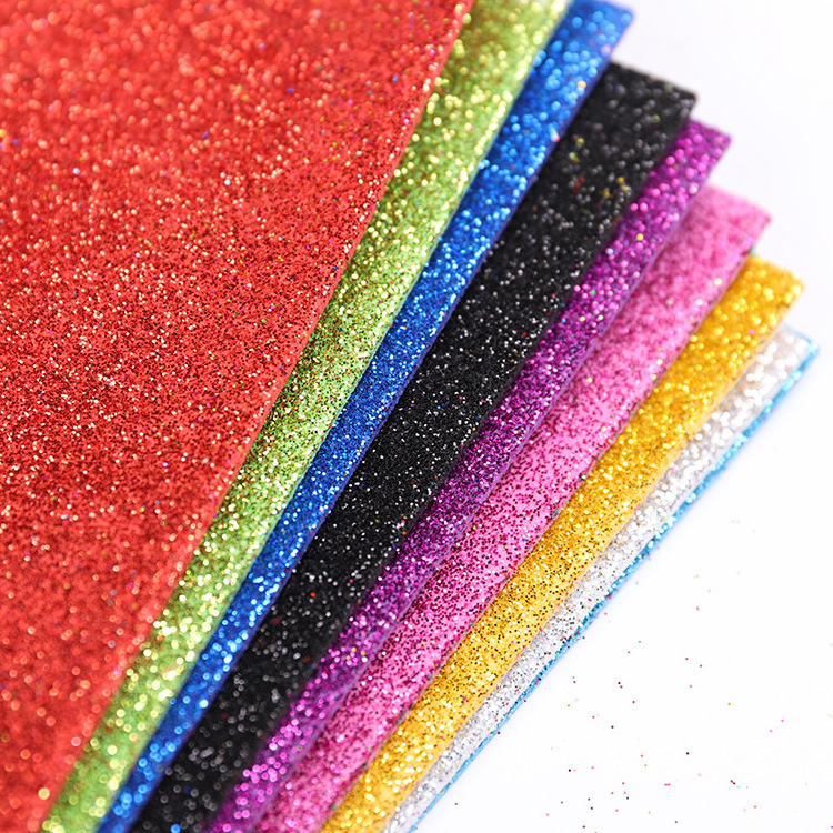 10pcs/Bag Glitter Eva Foamy Sticker A4 Foamy Material Craft Glitter Eva Foam Sheet For School Crafts And Office Paper