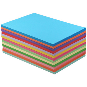 10 Colors A4 Size Paper 80 Gsm Copy Color Office Paper Colored Cardboard Sheets Origami For Children Diy