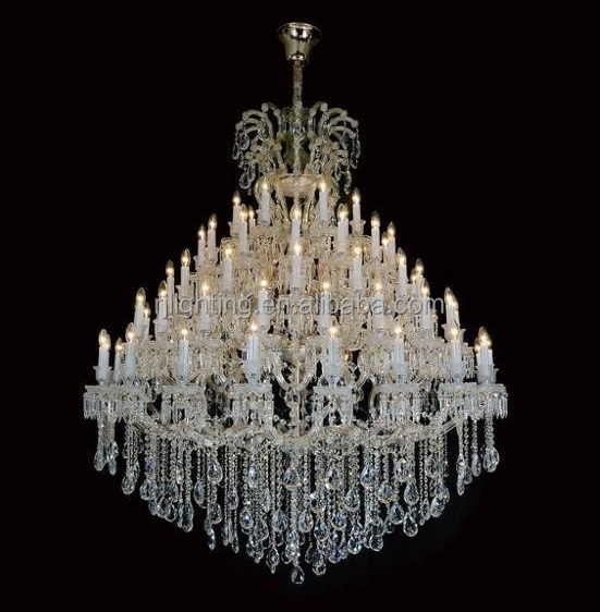 66 lights Maria theresa Rococo classic villa entrance large Foyer Chandelier lighting