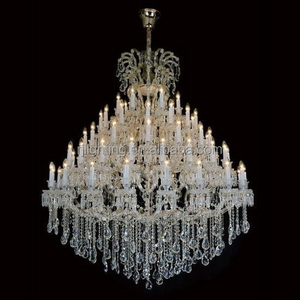 66 lights Maria theresa Rococo classic villa entrance large Foyer Chandelier lighting