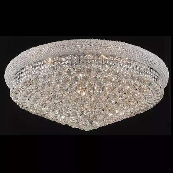 Wholesale Flush Mount Indoor Banquet Decorative Led Chandelier Lighting Fixture Crystal Ceiling Lamp