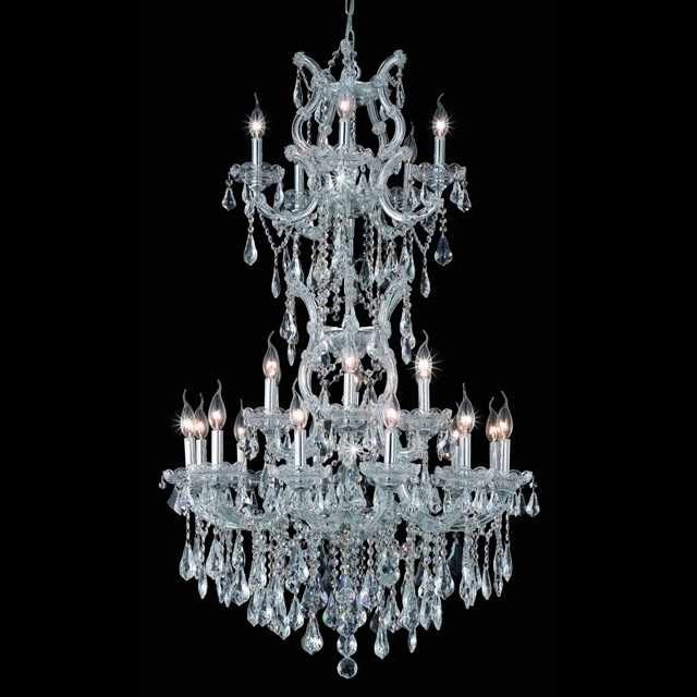 pendant light large crystal chandelier high ceiling wedding banquet hall centerpiece farm house foyer entrance lighting