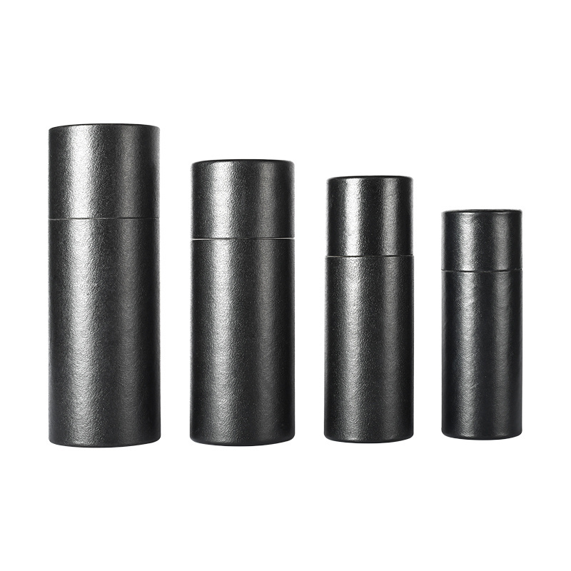 Customized cosmetic packaging 10ml 30ml 50ml 60ml eco mini round containers cardboard paper tube for lip balm bottle