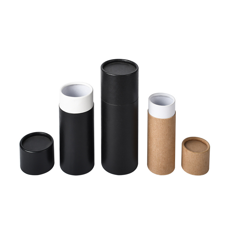 Free sample 10g15g 30g 50g 100g Paper Tube Packaging Recycled Cosmetic Cardboard Tube Container Food Grade Packaging