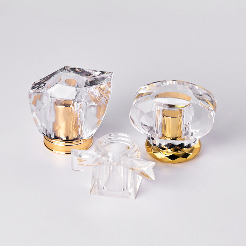 High quality minimalistic perfume bottle30ml 50ml 100ml clear square shape glass perfume bottle with aluminum sprayer