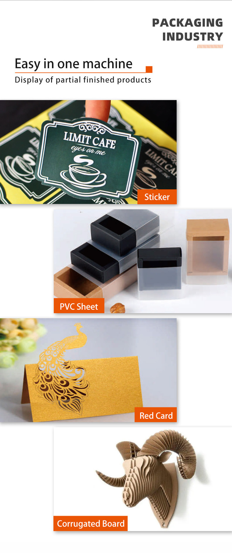 RUK computer control cnc cutting paper box machine corrugated box die cutting machine automatic for box carton