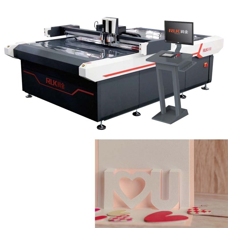 RUK computer control cnc cutting paper box machine corrugated box die cutting machine automatic for box carton