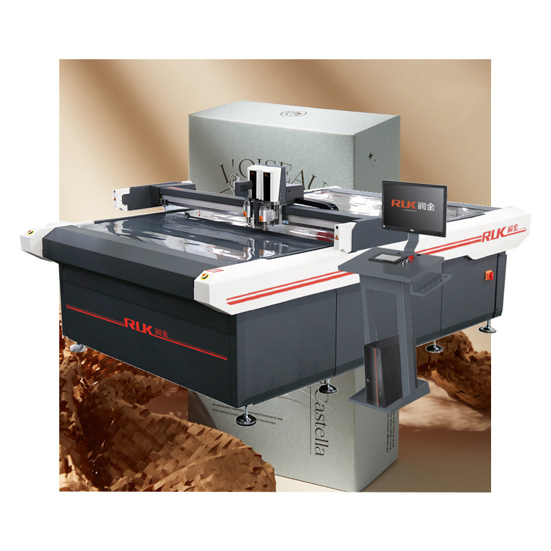 RUK computer control cnc cutting paper box machine corrugated box die cutting machine automatic for box carton