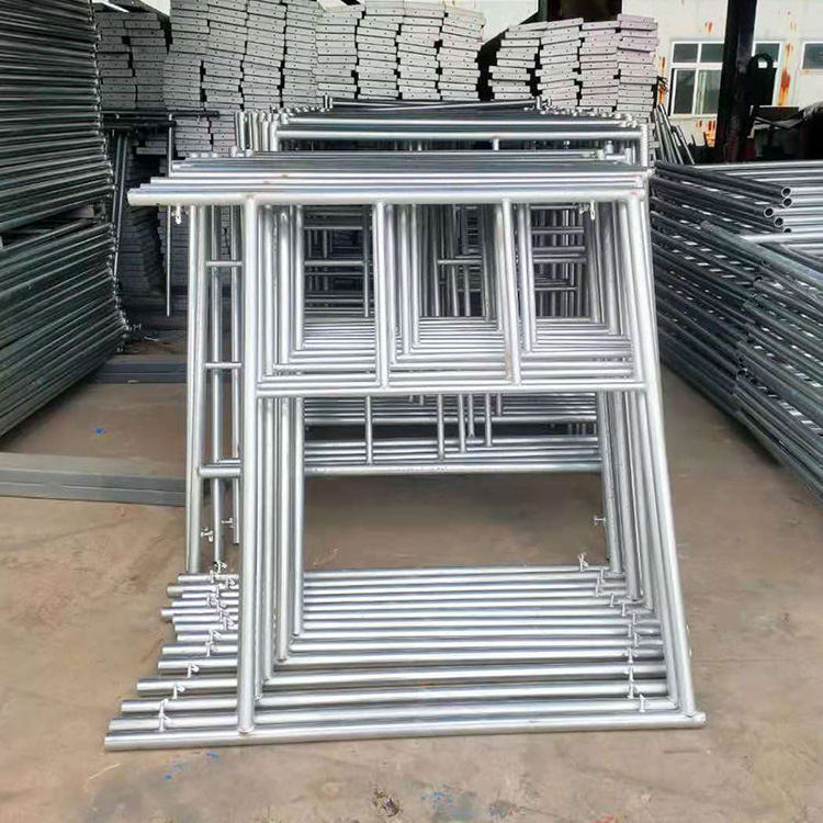 Jis scaffold caster ladder step frame,cross brace 1700x1219mm main frame,Joint pin scaffolding pin u lock