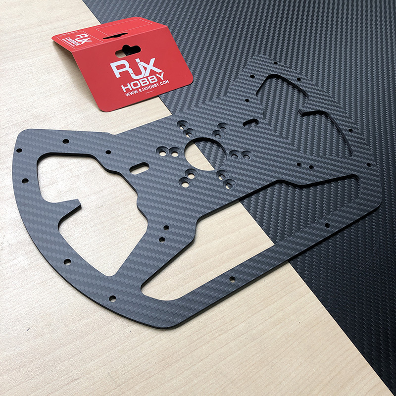 RJX Carbon Fiber Sim Racing Car Steering Wheel Plate Shifter DIY Kit Carbon Fiber Parts