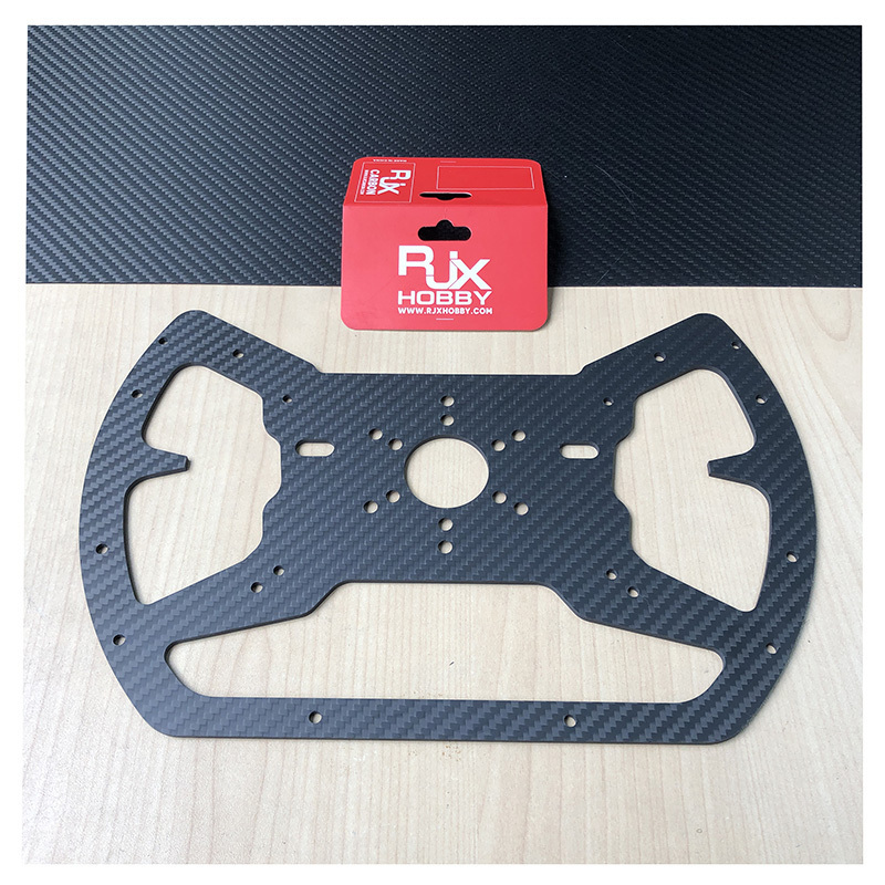 RJX Carbon Fiber Sim Racing Car Steering Wheel Plate Shifter DIY Kit Carbon Fiber Parts