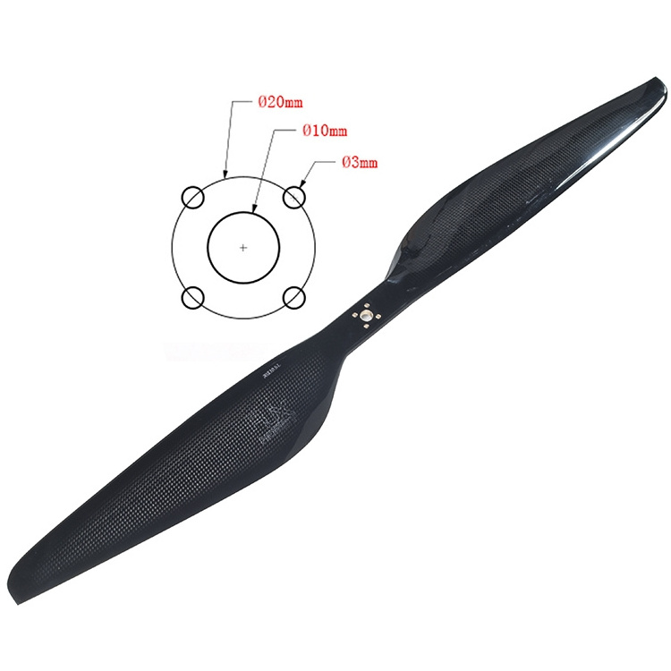 RJXHobby 34*11.5In Multirotor aircraft airplane propeller OEM blades Balancing carbon fiber prop