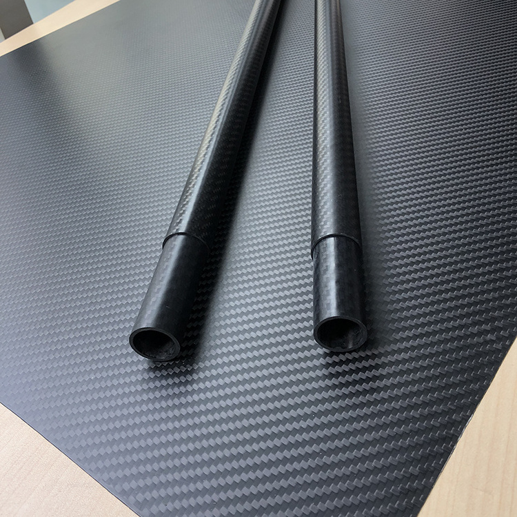 RJX Manufacturing carbon fiber pipe wing tube for RC helicopter tail boom Aircraft