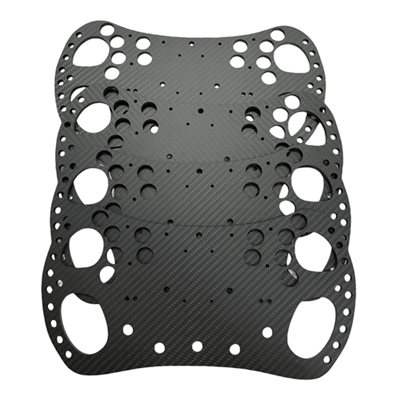 RJX Custom 100% Carbon Fiber Sim Racing Steering Wheel Plate