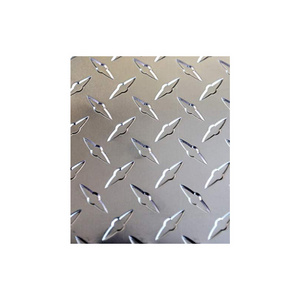 Aluminum Diamond Plate Patterned Aluminium Checkered Sheet Embossed Pattern Tread Aluminum Plate