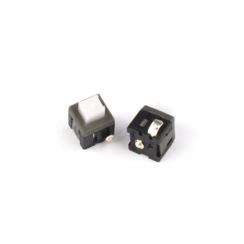 5.8*5.8 key switch single row 3pins smt self-locking 5.8*5.8mm push button switch