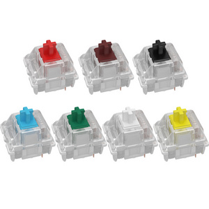 Original Gateron Mechanical Keyboard Switch 3 Pins KS-9 RGB Axis White Yellow Green Black Red Brown Switch Gamer Customize