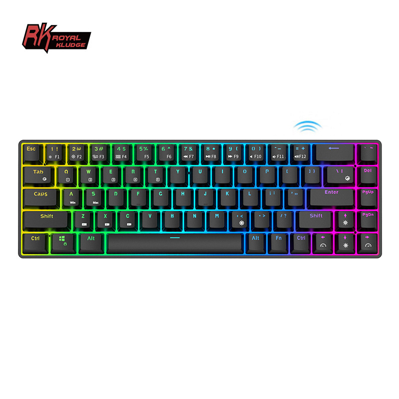 CK98 fone raton teclado midi usb gamer Royal Kludge RK68 RK855 mecnico mechanical tastatur keyboard gaming steelseries switch